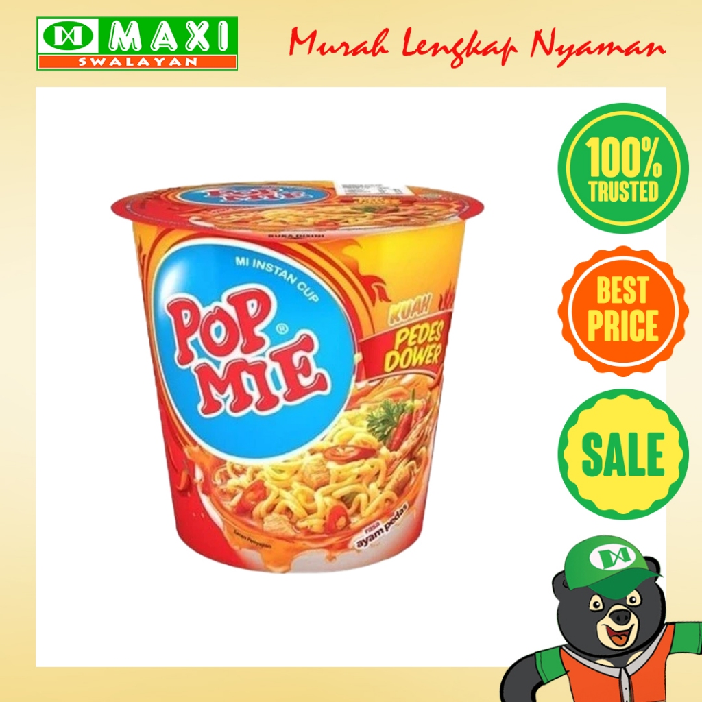 

Pop Mie Kuah Pedas Dower 100gr