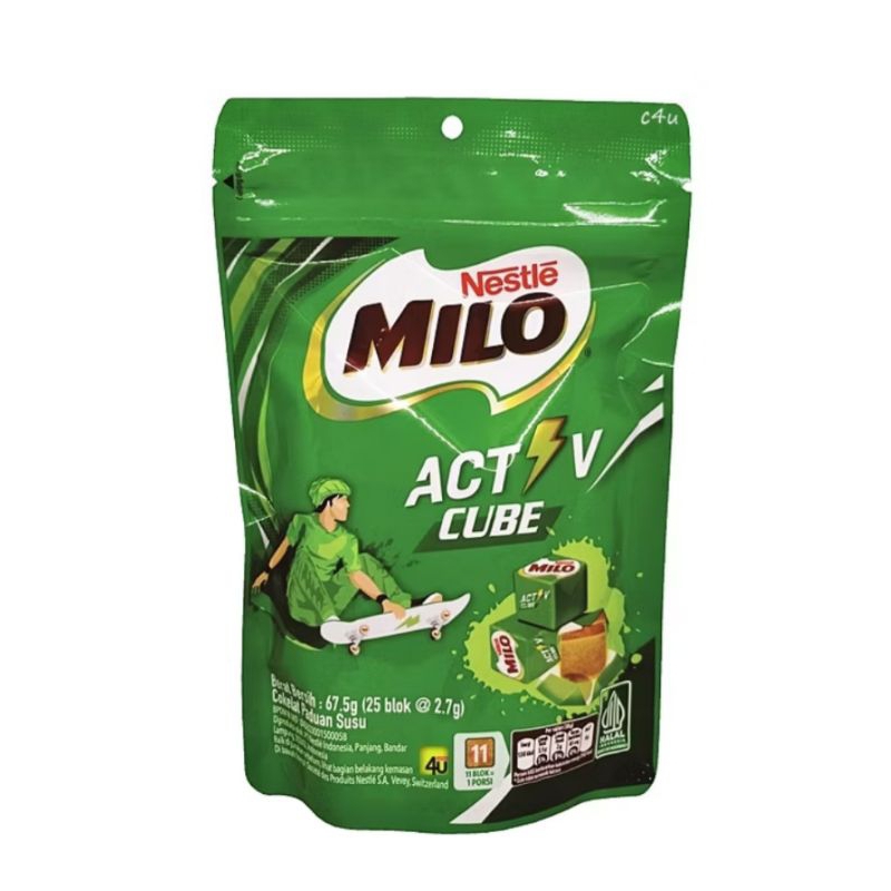 

Nestle Milo Active cube isi 25 blok@2,7gram