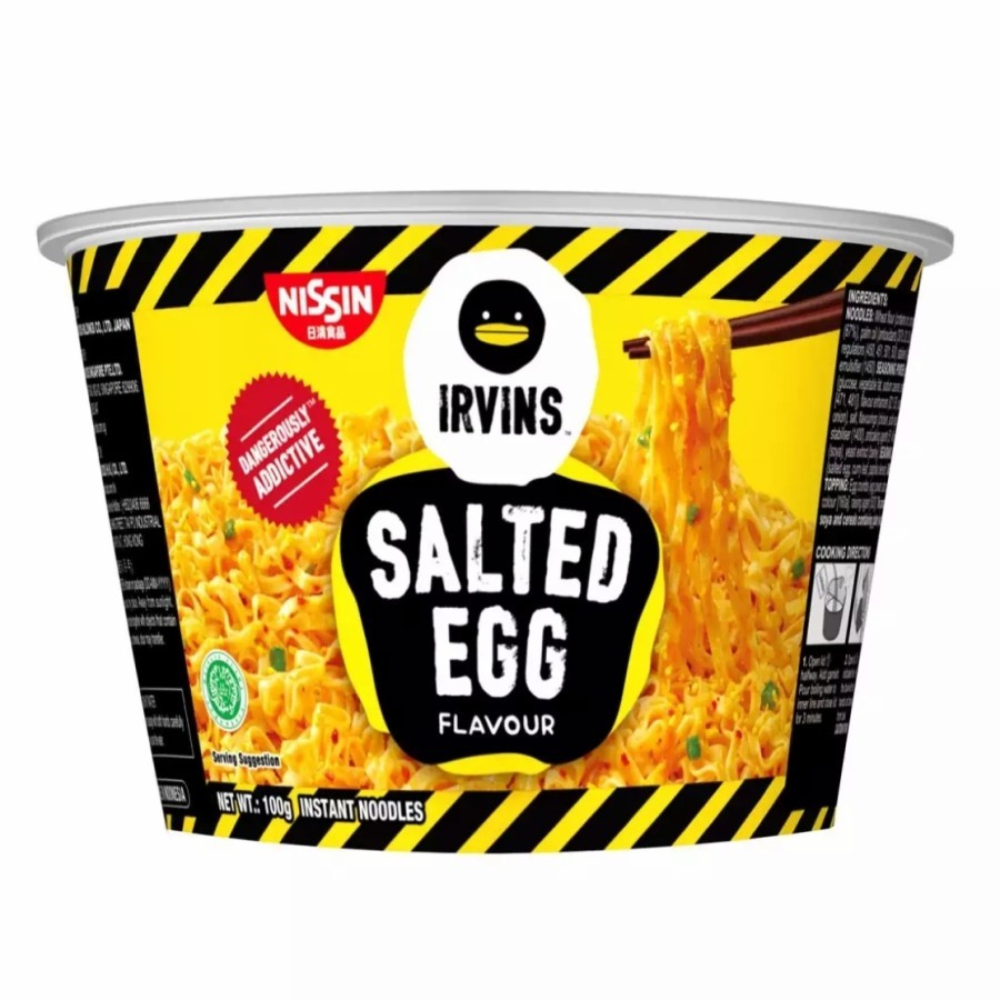 

Nissin Irvins Salted Egg Flavour Instant Noodles