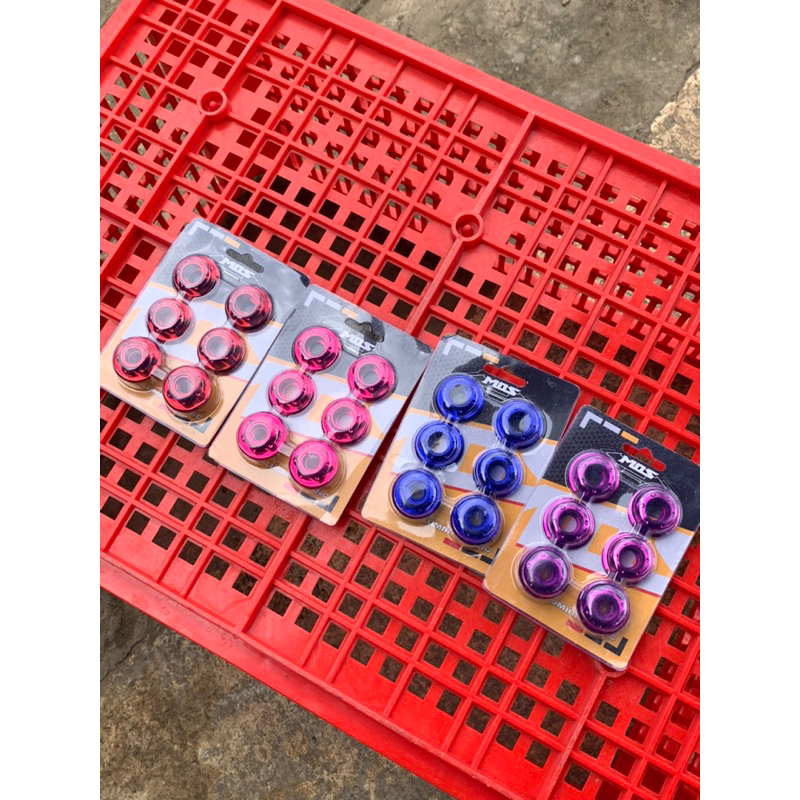 pemanis ring jok CB cnc anodize biru merah ungu pink