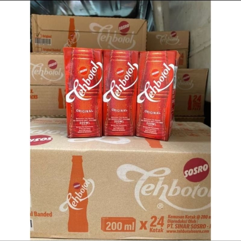 

Teh botol Sosro 200ml Murah /Dus