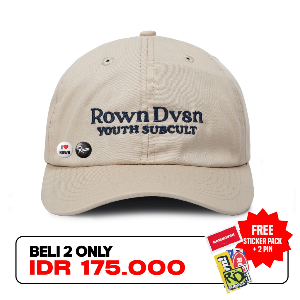 Rown Division Official Polocaps - Rowndvsn Topi Vallence Cream