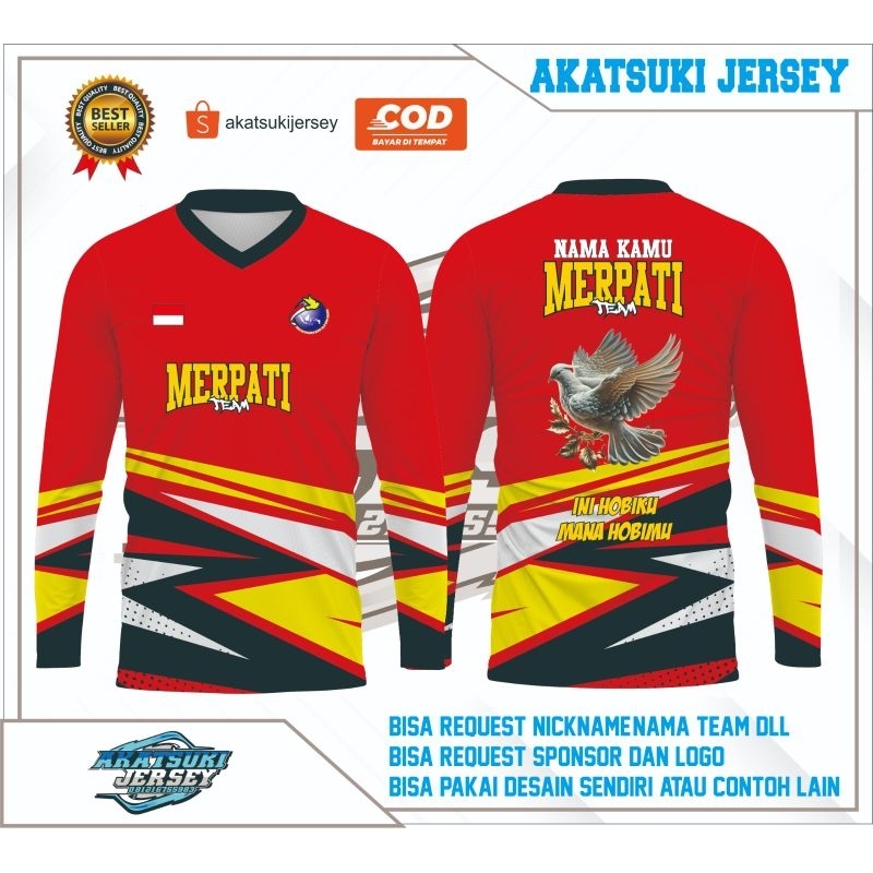 JERSEY MERPATI BALAP CUSTOM