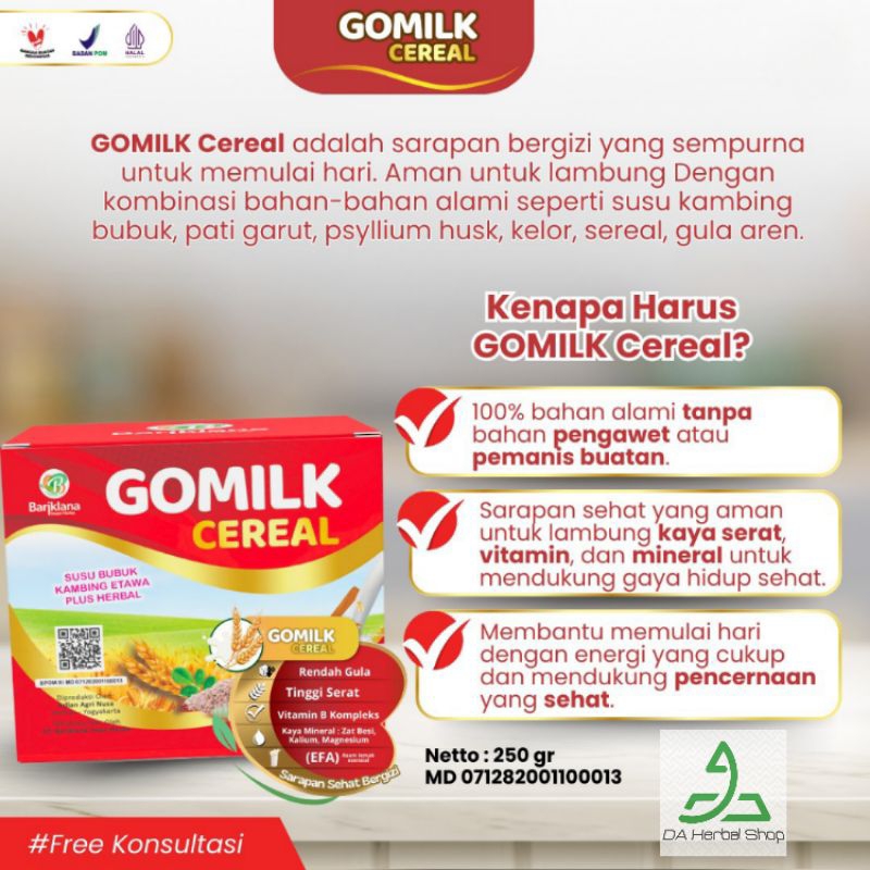 

GOMILK CEREAL (Kenyang seharian)