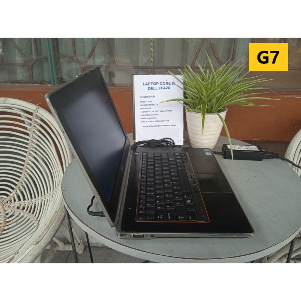 HARGA AMBYAR LAPTOP DELL E6420 Core i5 Ram 4GB HDD 250 GB SSD New Gudang Comp Jogja G7