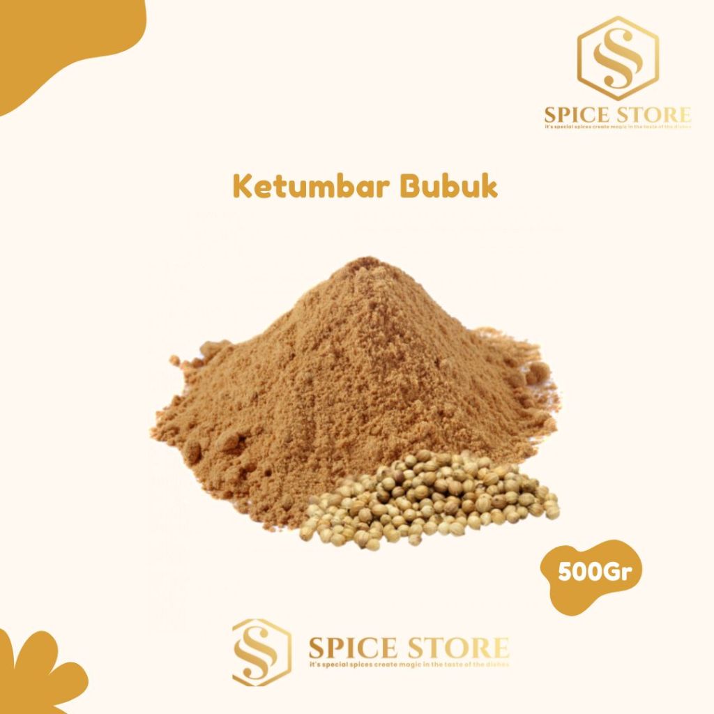 

Spice Store - Bumbu Dapur Bubuk Ketumbar (500 Gr)