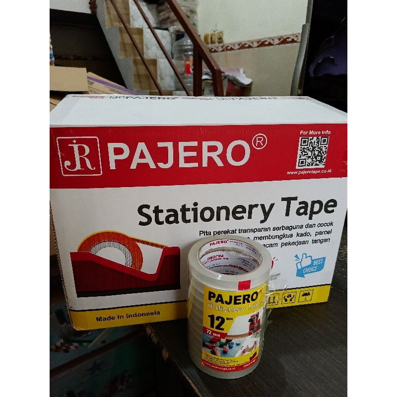 

isolasi kado selotip kado stationery tape 12mm x 72yard stationery 1/2x72 yard isi 12roll