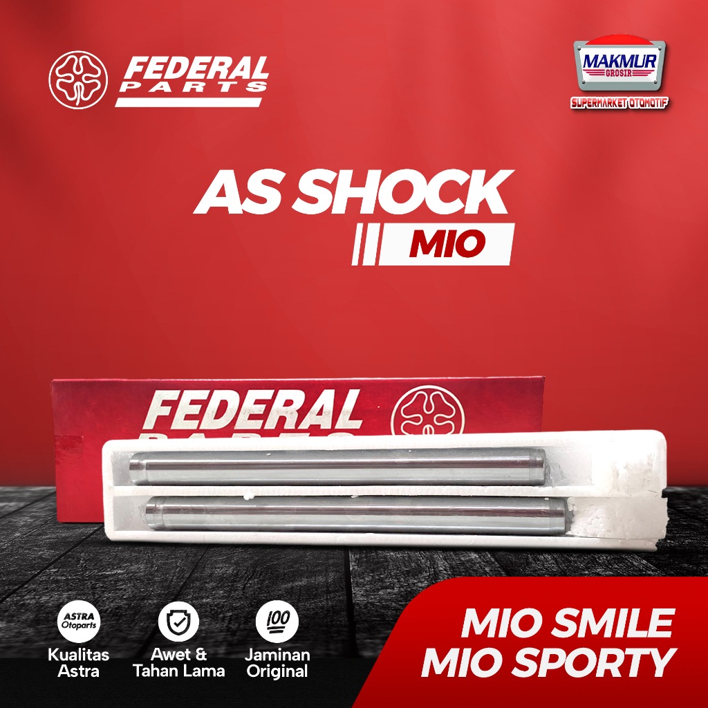 AS SHOCK Depan Mio Sporty Mio Smile Original Federal Parts