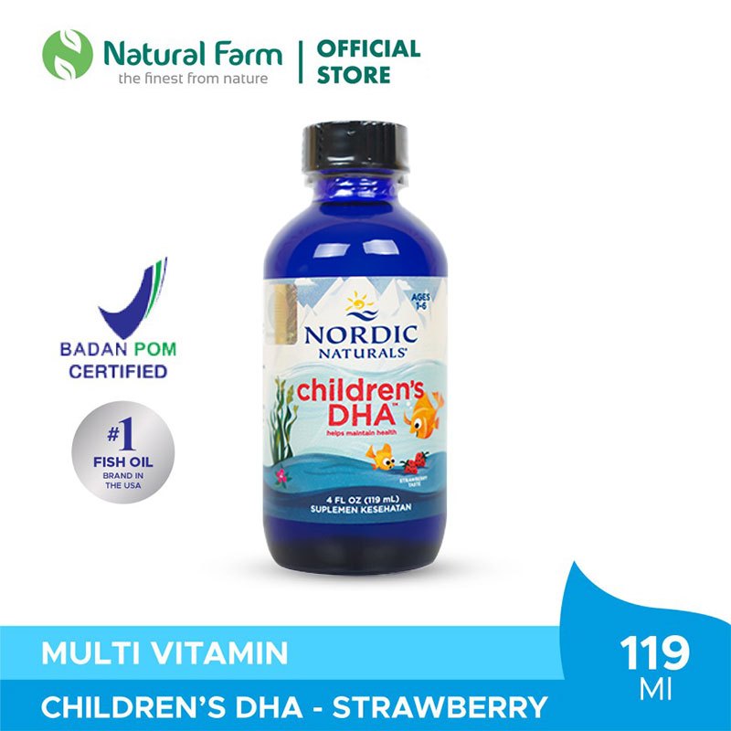 ORIGINAL Nordic Children'S Dha Strawberry Syrup