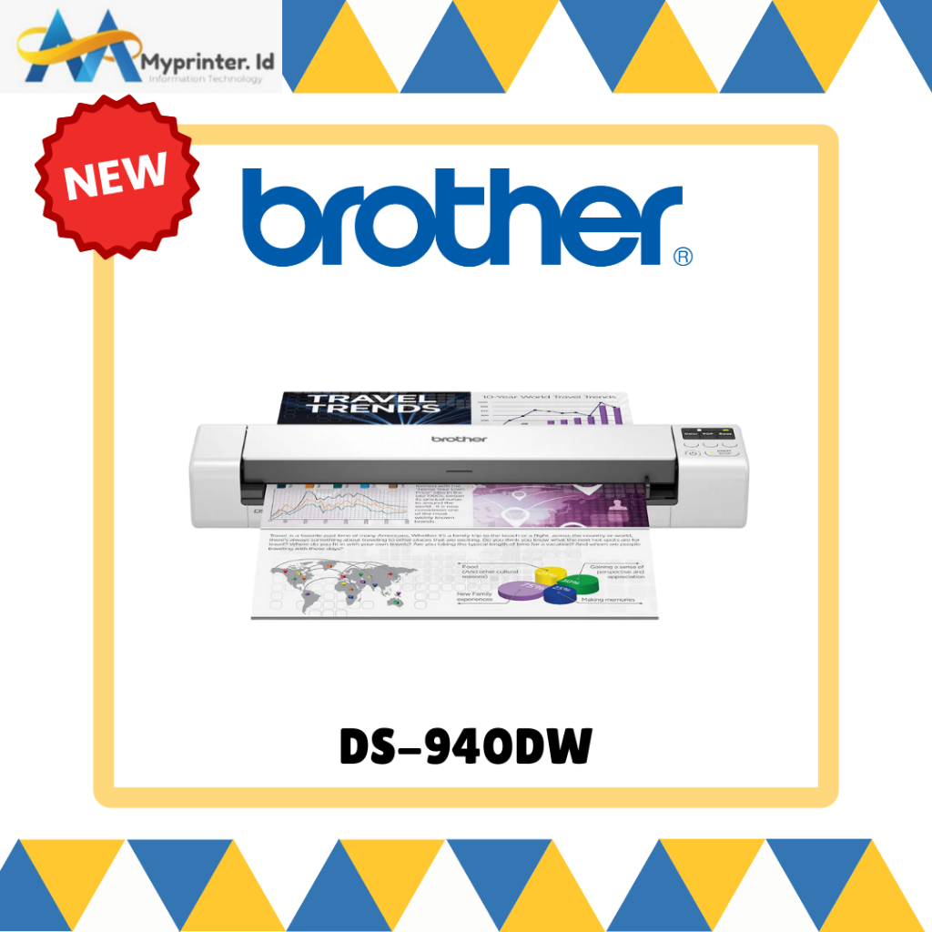 Brother Scanner DS 940DW Portable Mobile Scanner