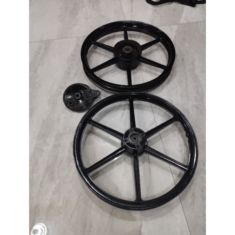 Velg palang 6 ring17 set tutup kampas tromol kecil