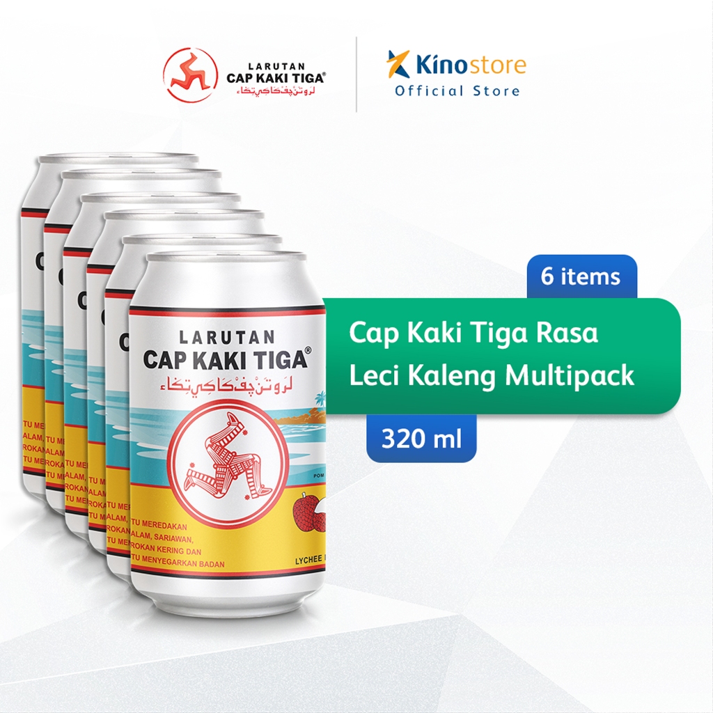 

Cap Kaki Tiga Rasa Leci Kaleng 320ml