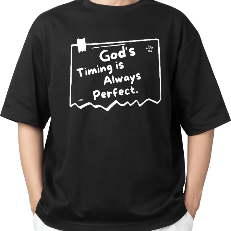 Charism Tshirt God Timing Black
