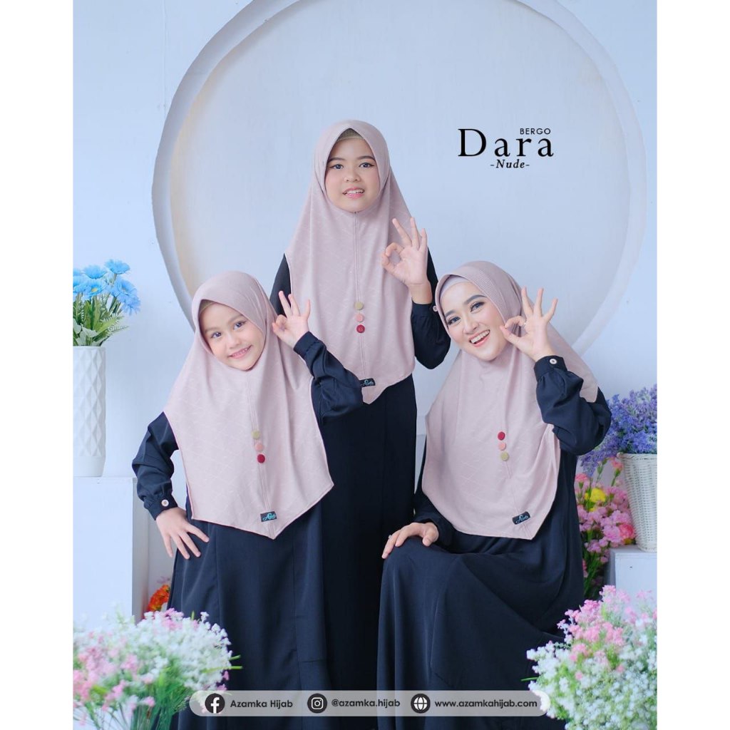 Azamka - Dara Bergo - Jilbab Couple Ibu & Anak