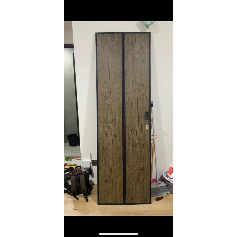 Pintu laminated pvc lipat Packing Kayu