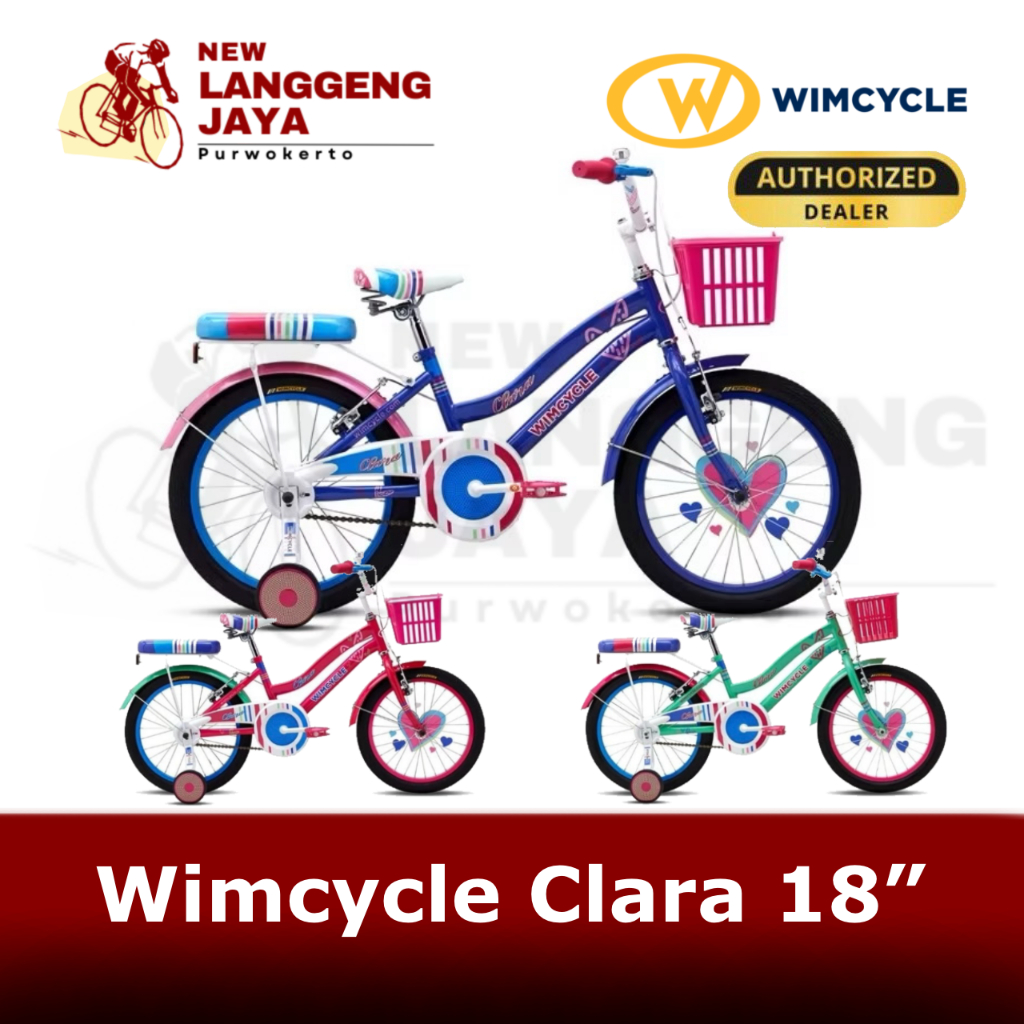 Wimcycle Sepeda Mini Anak Clara 18"