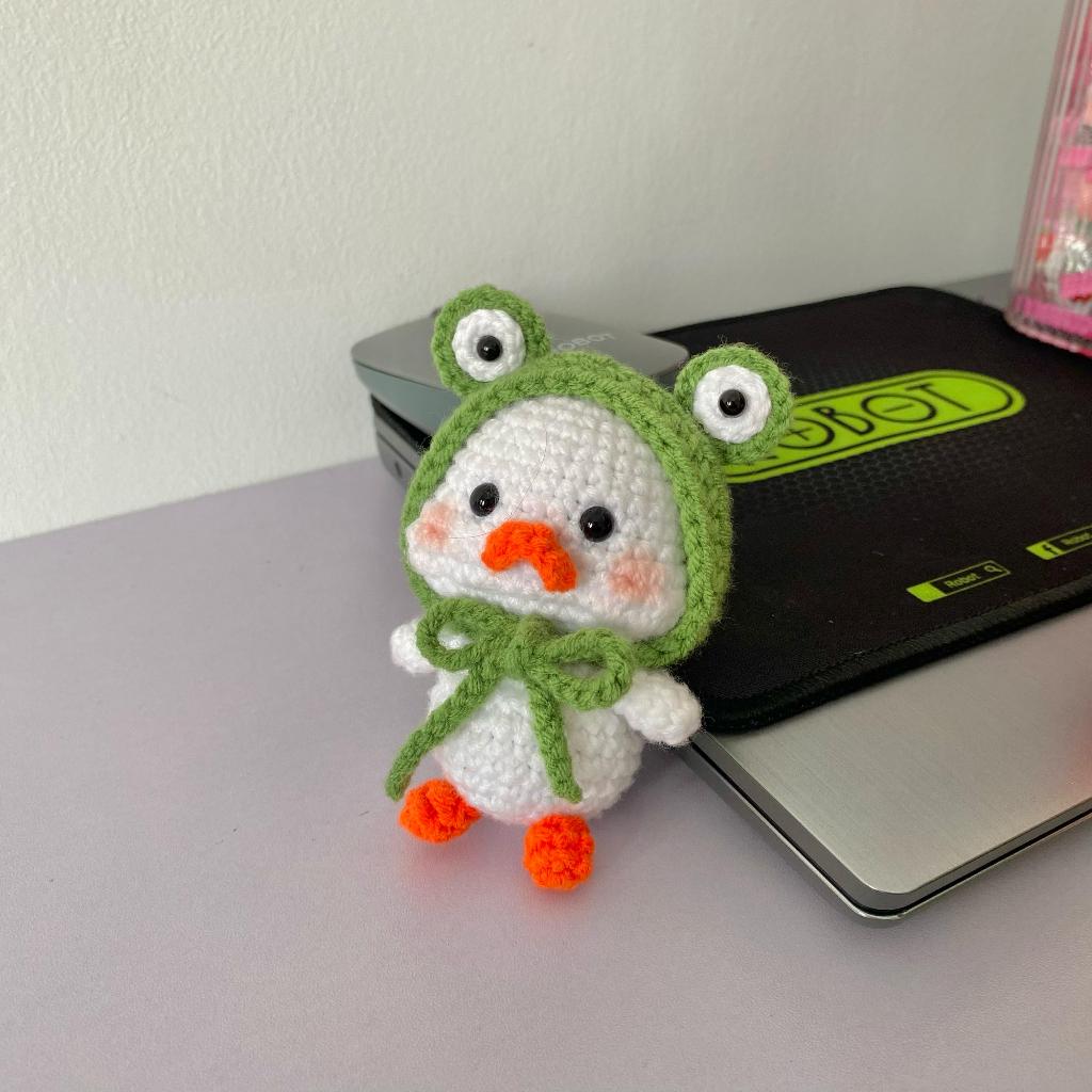 FLOWISE Duck With Hat / Duck Crochet / Hiasan Rajut