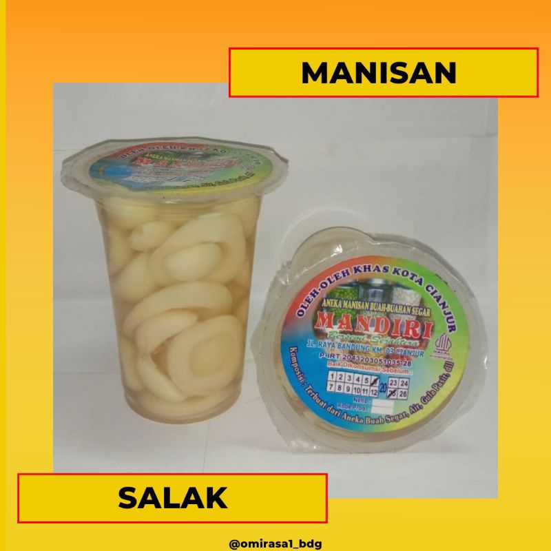 

Manisan Salak oleh-oleh Bandung OMIRASA 1