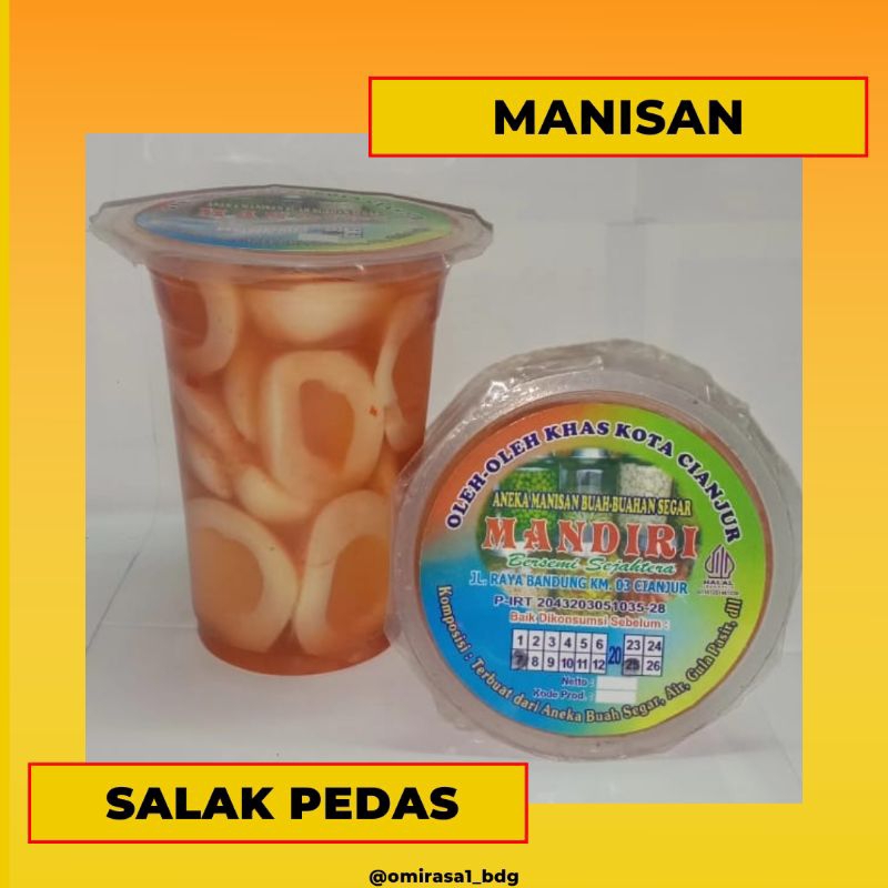 

Manisan Salak Pedas oleh-oleh Bandung OMIRASA 1