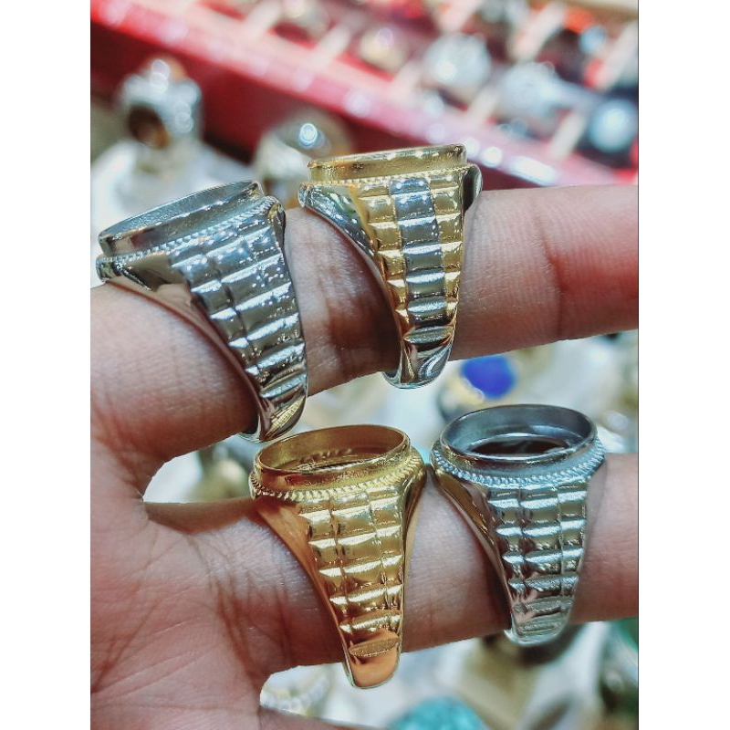 Emban cincin ring titanium super tanam 10x14