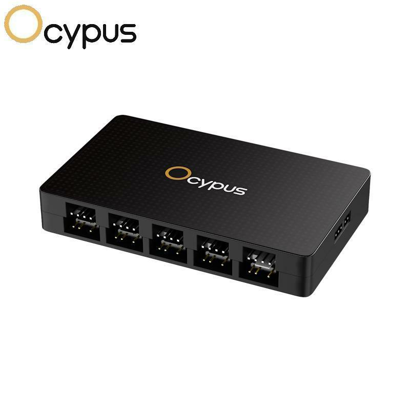 OCYPUS Delta EH10 10-Port Addressable RGB & Fan Hub Controller