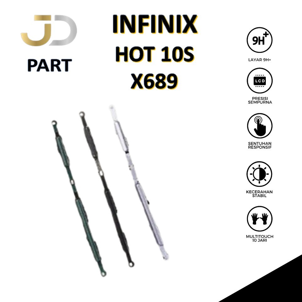 Tombol Luar On Off + Volume Infinix Hot 10s / X689 / X689B / X689 / X689D