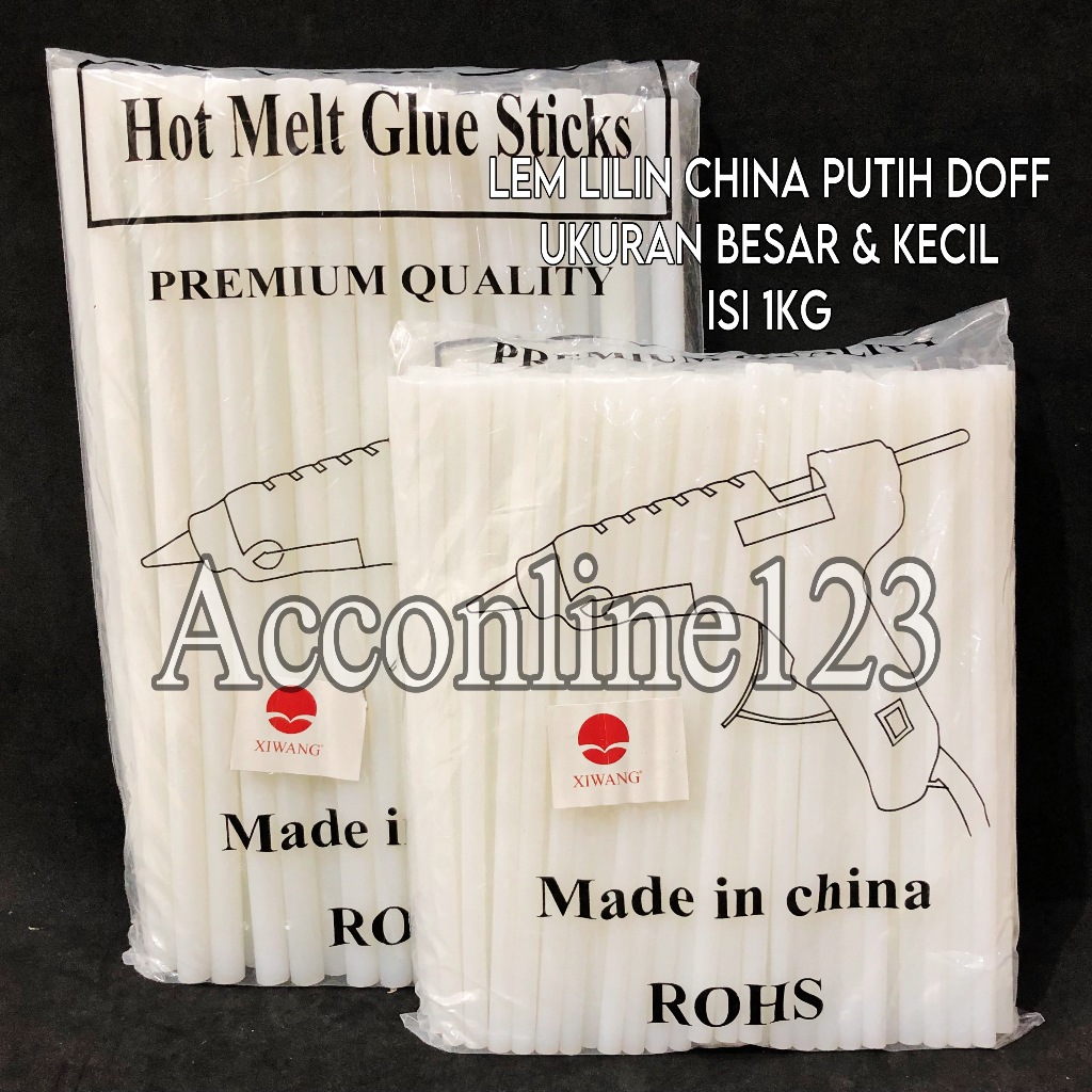 

(1 Kg) Isi Refil Lem Lilin Putih Doff Besar dan Kecil / Isi Refil Lem Lilin Tembak Doff / Glue Gun