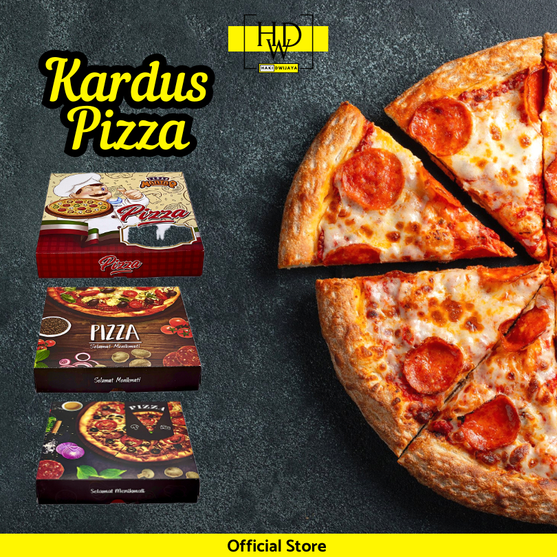 

[MIN 20Pcs] Dus Pizza / Box Pizza Motif Ukuran 20cm, 22cm, dan 25cm