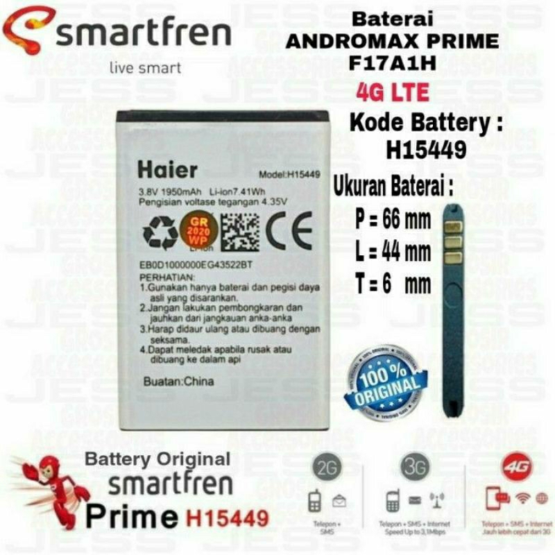 Baterai Original New Smartfren Andromax Prime