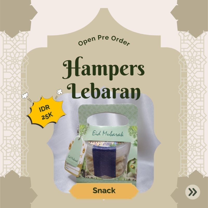 

Hampers Snack Jar ukuran 400ml Lebaran Idul Fitri 2025