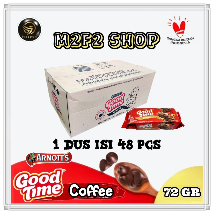 

Good Time Coffee Cookies | Kukis Kopi - 72 gr (Kemasan Karton)
