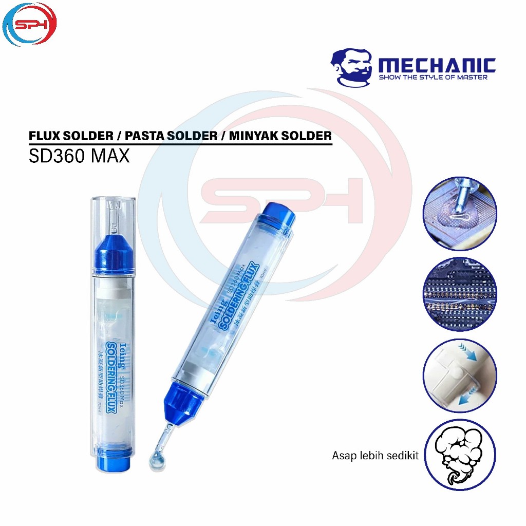 MECHANIC SD360 MAX [10CC] Flux Solder / Pasta solder / minyak Solder
