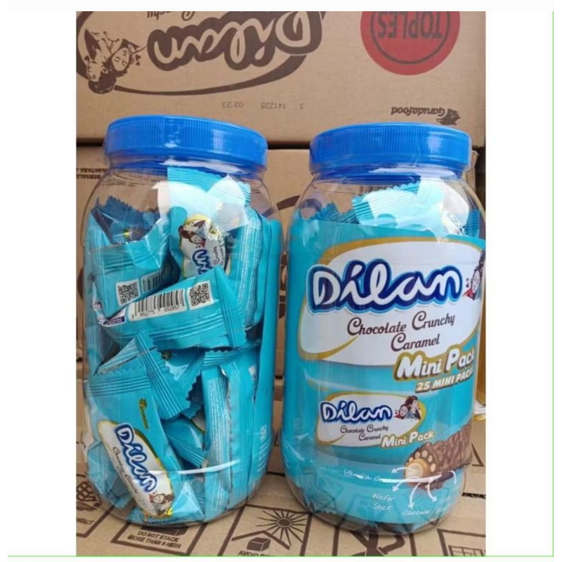 

Dilan Chocolate Crunchy 1 dus isi 8 toples