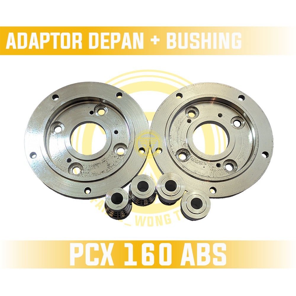 Adaptor Dan Bushing Depan Motor PCX 160 ABS Adaptor Tromol Depan