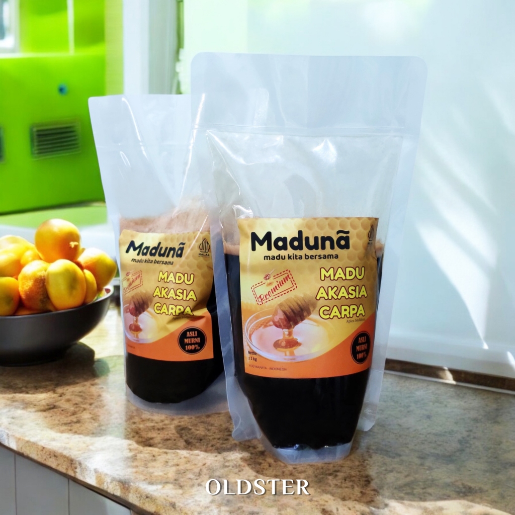 

Dari Madunaa Madu Murni Akasia Carpa 1000 Gr Raw Honey Asli
