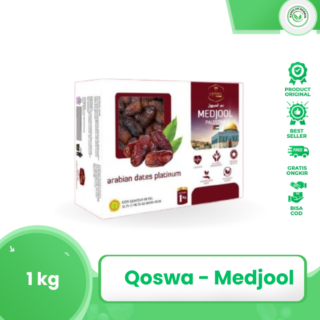 

QOSWA - Kurma Medjol Meedjol Medjool Jumbo Palestina Premium Dates -Original Fresh 500gr