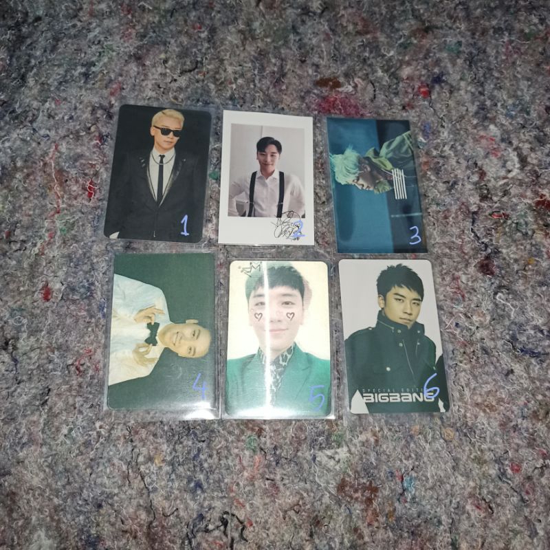 PHOTOCARD SEUNGRI THE GREAT SEUNGRI OFFICIAL BIGBANG