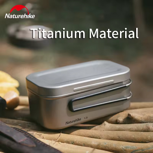 LUNCH BOX / PANCI MASAK TITANIUM NATUREHIKE CNH22CJ010