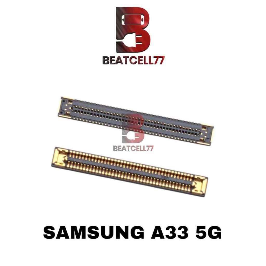 Konektor Pcb Board Samsung A33 5G Soket Lcd Mainboard
