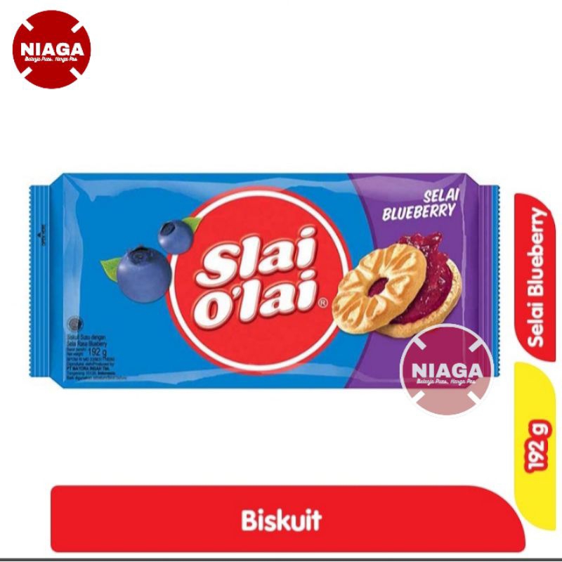 

Slai O'lai Biskuit Selai Blueberry 192 g