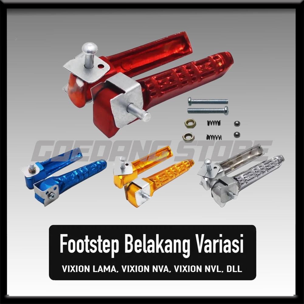Footstep Belakang Variasi Warna Vixion Lama-New Termurah Dan Terlaris
