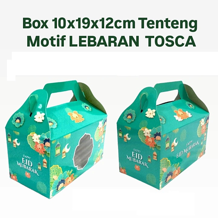 

(5 pcs) box tentng toples jar hampers idul fitri dus kotak nastar lebaran kardus hampers eid mubarok muat toples 600 ml 10x19x12 cm