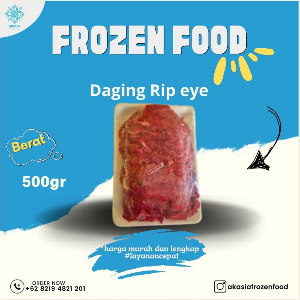 

Daging Rip eye 500gr