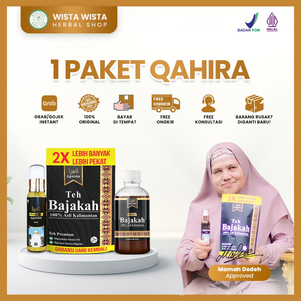 Qahira - Minyak Qahira 1 Botol | Minyak Oles Original Dan Bpom Bantu Atasi Benjolan