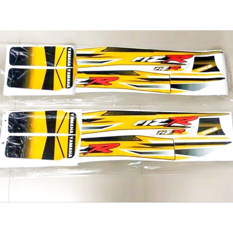 STRIPING STICKER VARIASI FIZR F1ZR FIZ R F1Z R MALAYSIA KUNING HITAM