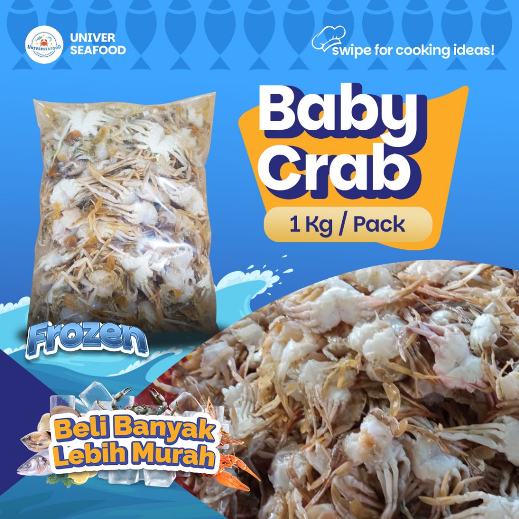 

Baby Crab Frozen Kualitas Eksport 1kg