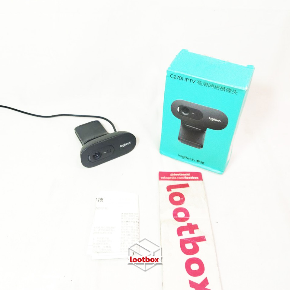Webcam HD 720p Logitech/Logicool C270 iPTV - SECOND