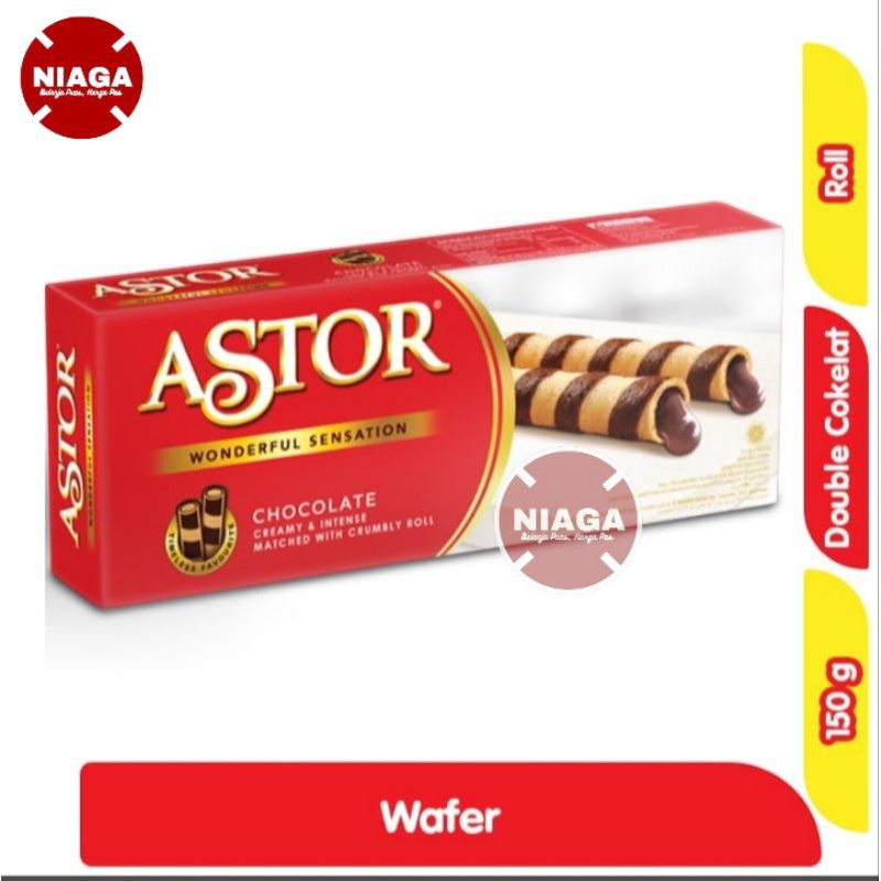 

Astor Wafer Stick Cokelat Double 150 g