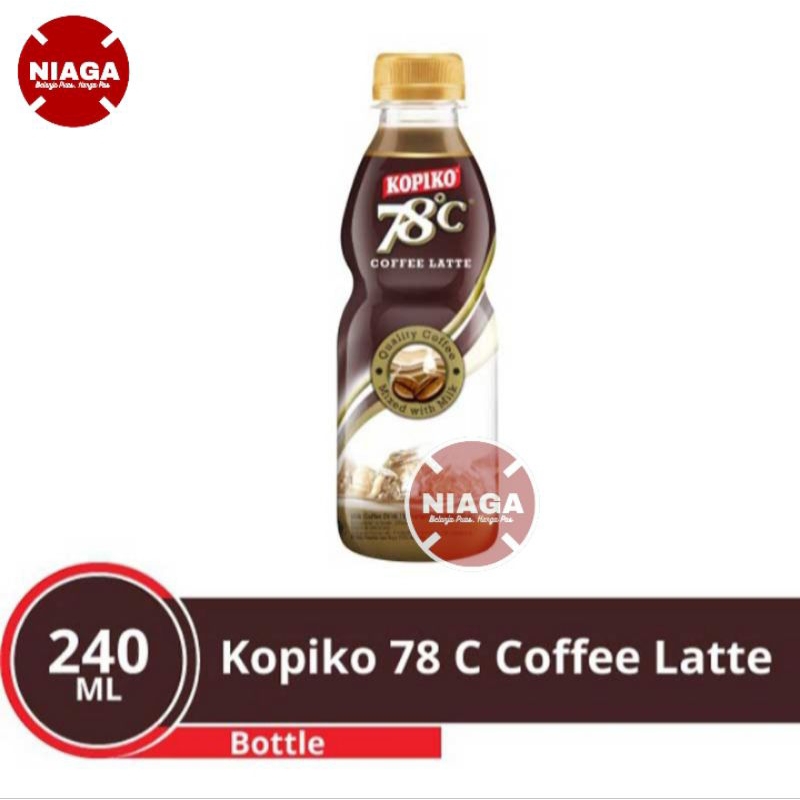 

Kopiko 78C Minuman Kopi Latte Pet 240 ml