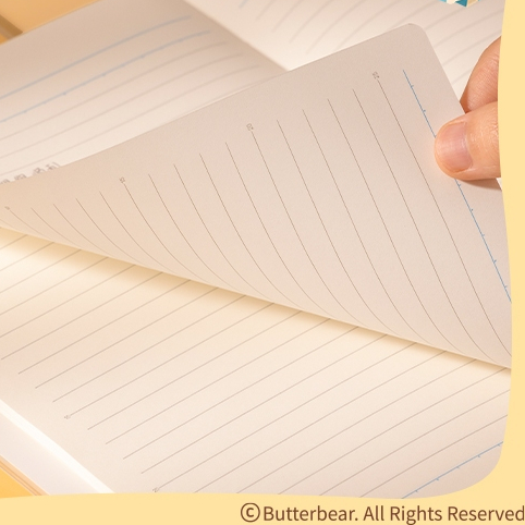 

Promo Deli x Butterbear Buku Catatan / Notebook 80 lembar Sampul Tahan Air HY204